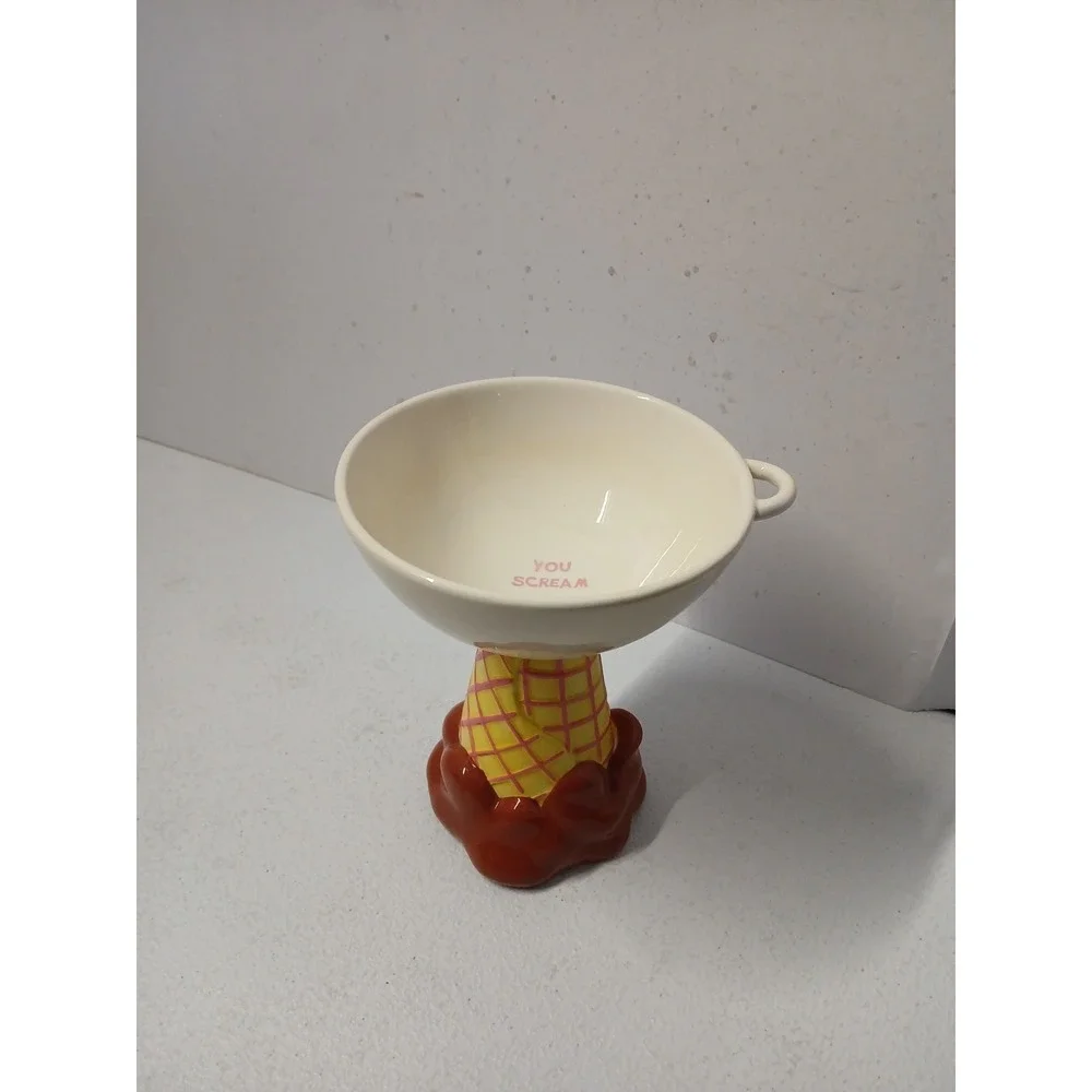 Department‎ Dept 56 Ice Cream Compote  Bowl Dish 